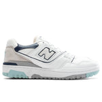 New Balance 550 White Winter Fog Navy