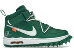 Air Force 1 Mid Off - white Pine Green