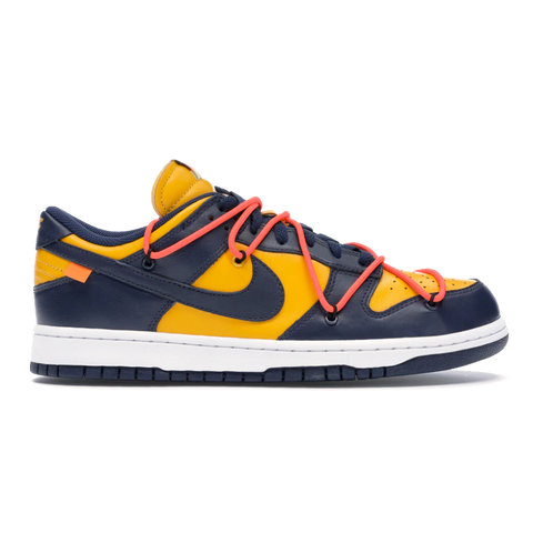 Dunk Low Off-White University Gold Midnight Navy