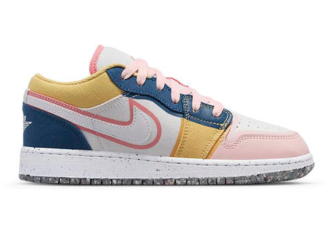 Jordan 1 Low Se Multi Canvas (Gs)