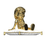 A Wood Awakening: Chill-out Porcelain figure ( Gold Chrome Edition)
