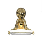 A Wood Awakening: Chill-out Porcelain figure ( Gold Chrome Edition)